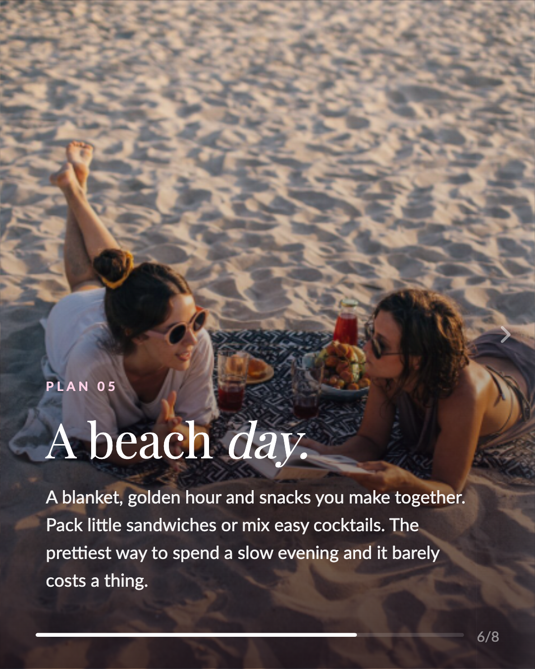 Plan 05. A beach day.